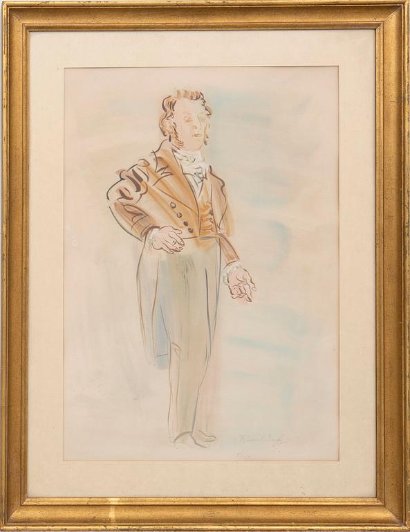 Raoul Dufy, André-Marie Ampère, colour lithograph.
