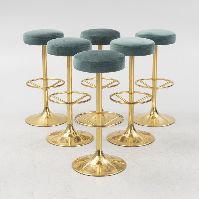Six bar stools, Johanson Design, Markaryd.