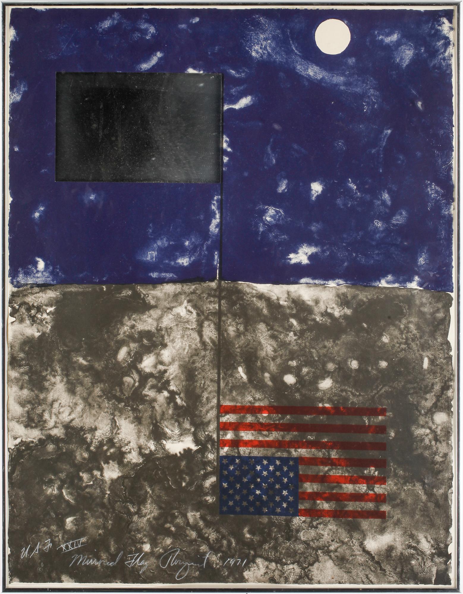 JAMES ROSENQUIST, färglitografi, daterad -71.