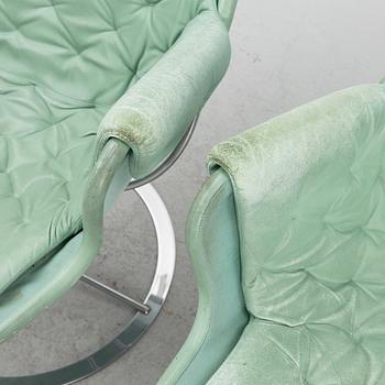 Bruno Mathsson, fåtöljer, ett par, "Jetson", Dux, 1900-talets slut.