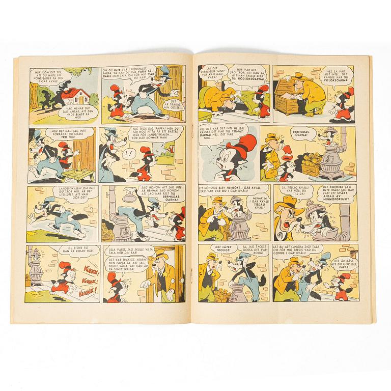 Comic book, Kalle Anka & Co, no. 5, 1949.