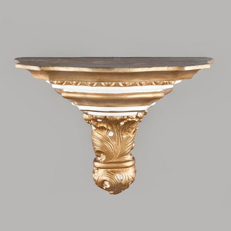VÄGGKONSOL, eklekticism, 1800-tal.
