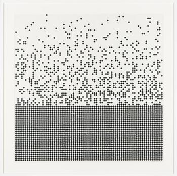 Pentti Tulla, serigrafia, signeerattu ja päivätty 1986.