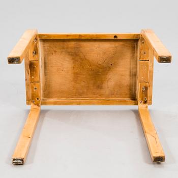 ALVAR AALTO, An early 1930s side table, marked "Aalto Design Made in Finland".