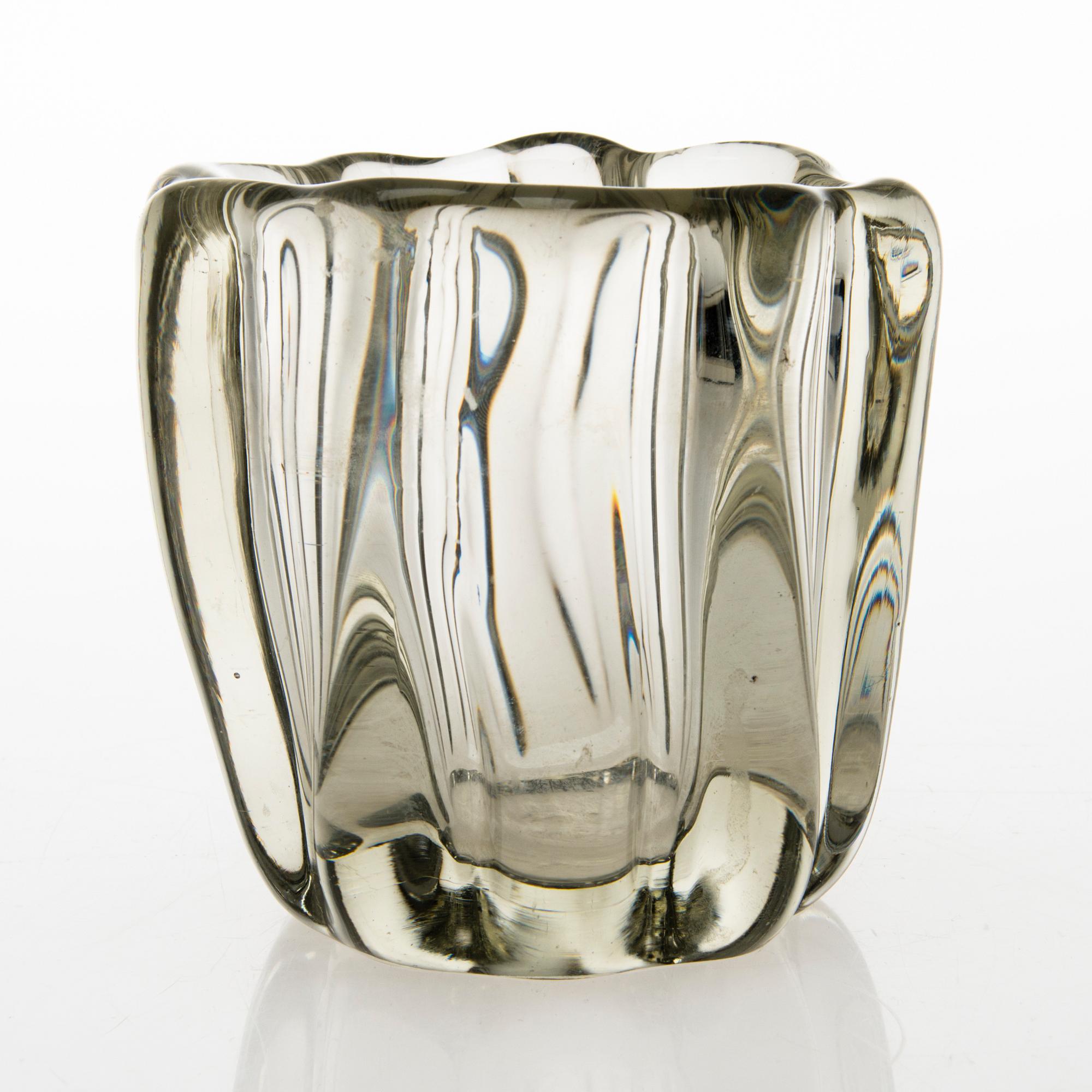 TAPIO WIRKKALA, "Kalvolan kanto 3241", lasia, signeerattu Tapio Wirkkala - 3241.