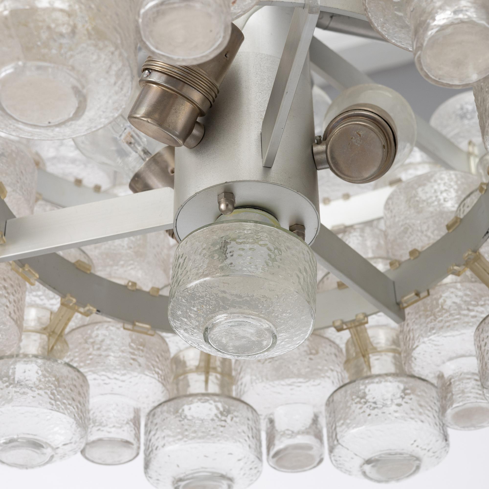 Gert Nyström, a “Festival” ceiling lamp, Fagerhult, 1960s–70s.