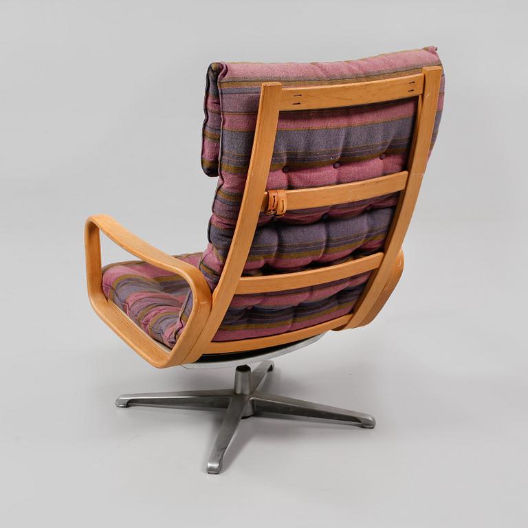 FÅTÖLJ, Alf Svensson och Yngvar Sandström, Källemo Nya Möbel AB, Vaggeryd, 1960-tal.