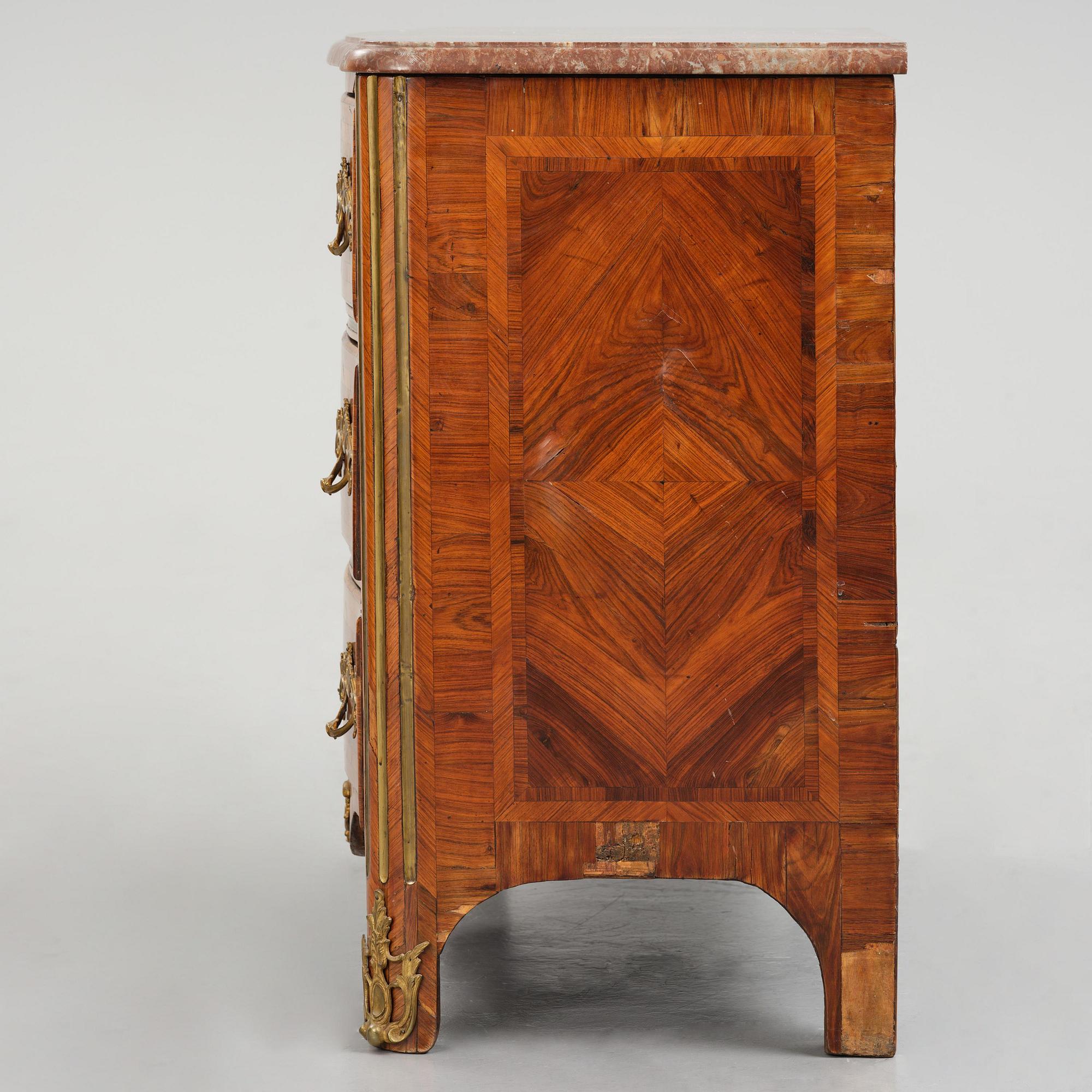 Byrå, Parisarbete, 1700-talets mitt, Louis XV.