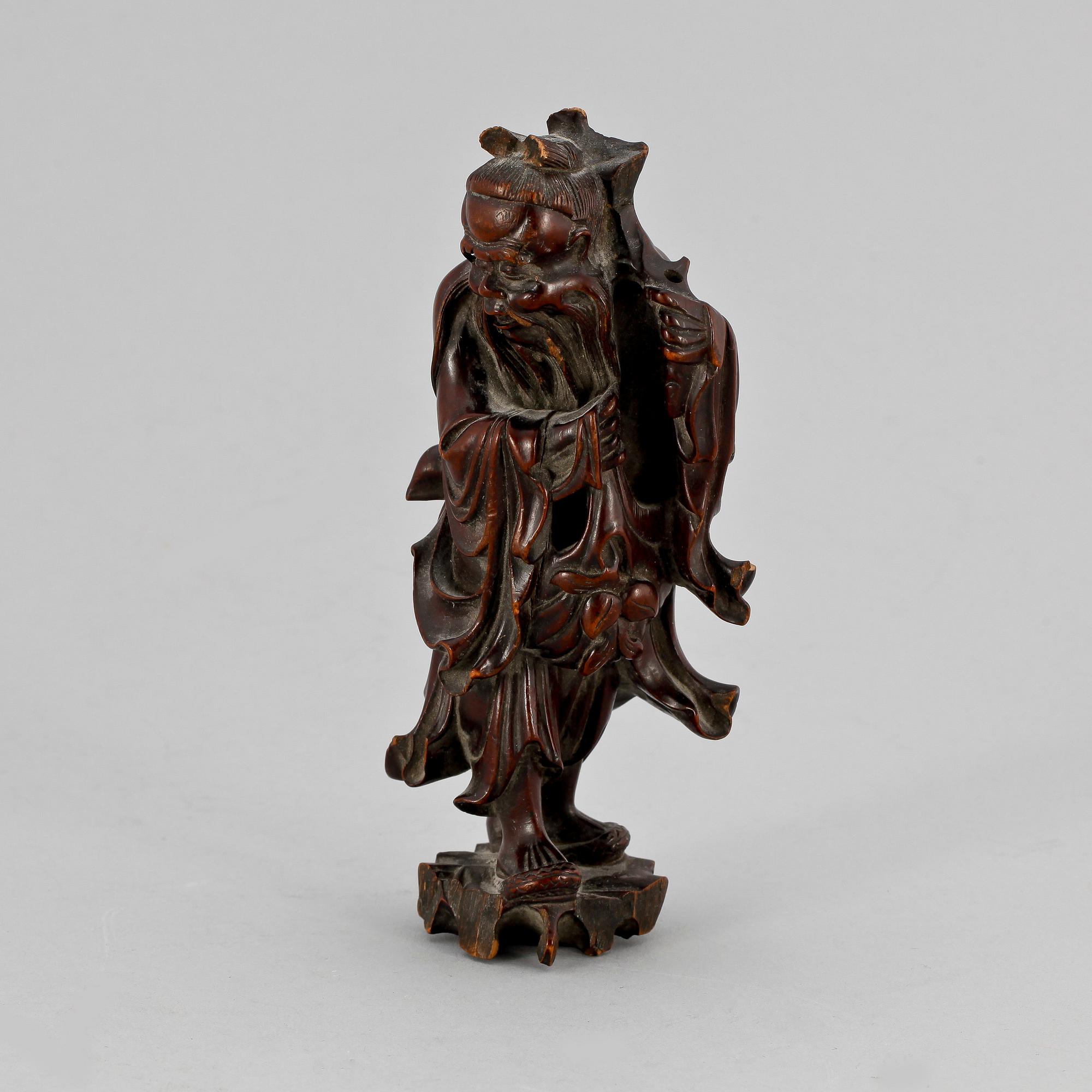 FIGURIN, trä, Kina, 1800/1900-tal.