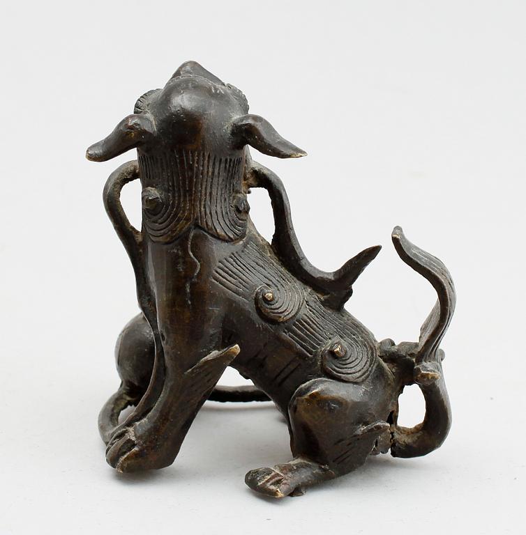 FOHUND, brons, Kina, 1800-/1900-tal.