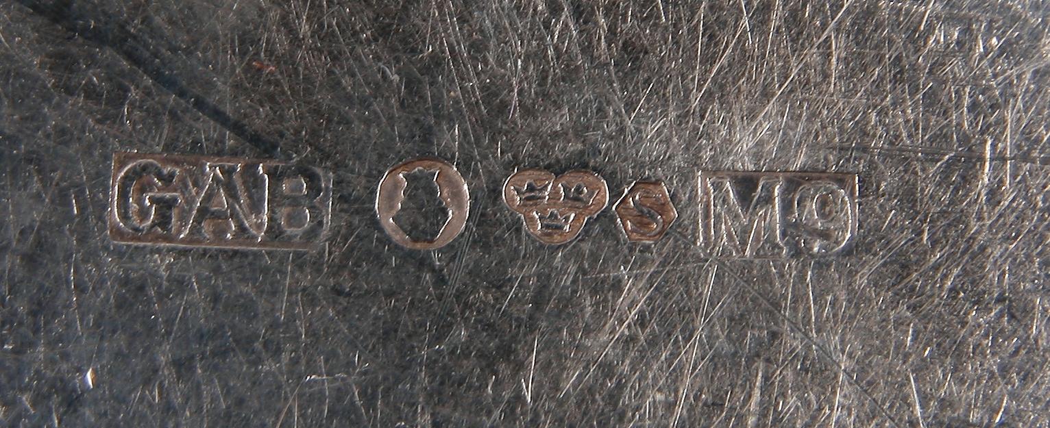 PARTI SILVER, 3 delar, bla G.A.B,1960-tal.