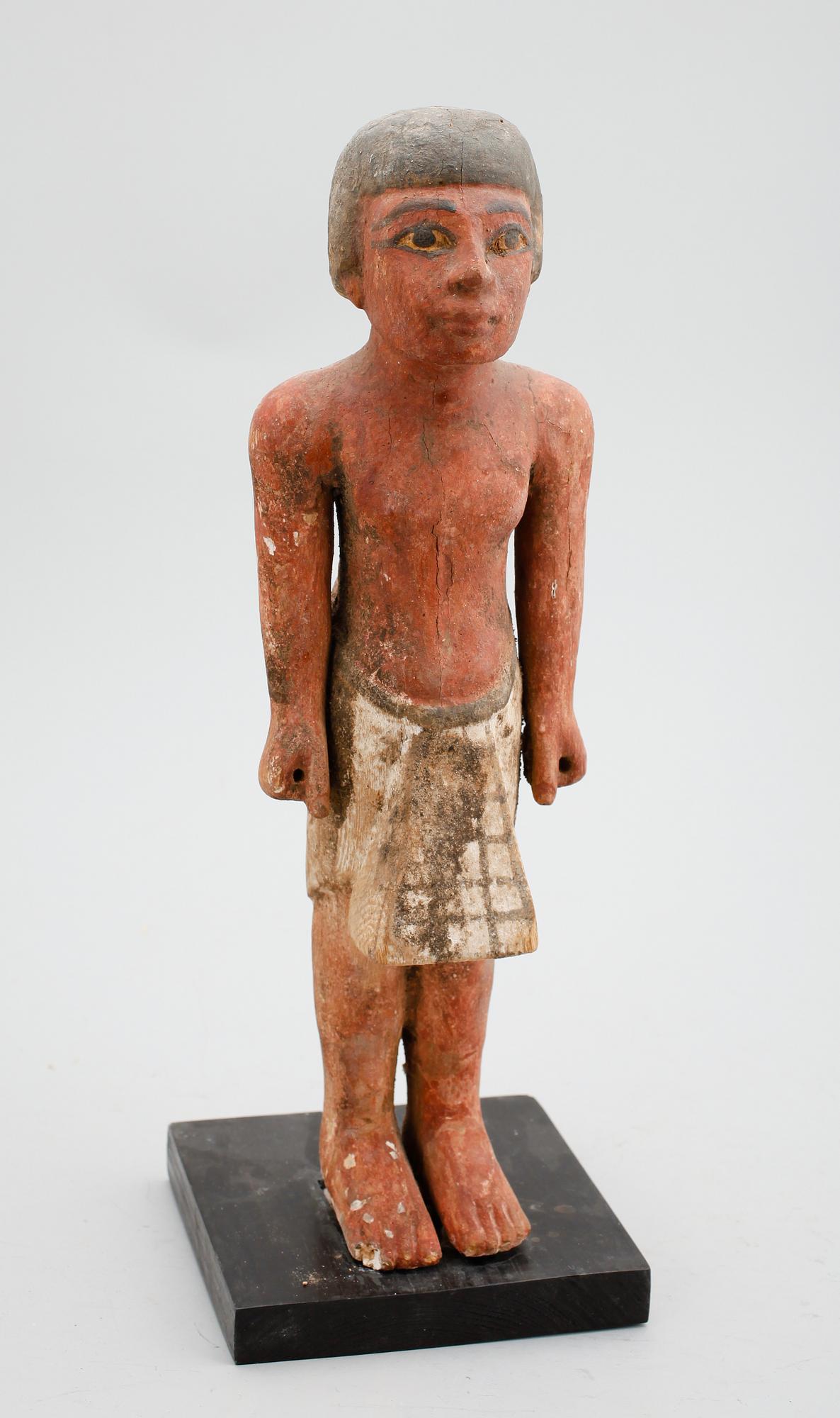 SKULPTUR, skuret trä, Egypten.