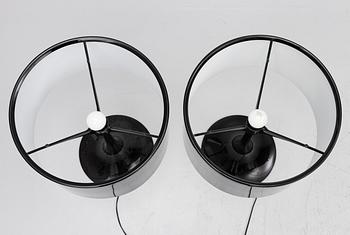 Sebastian Wong, table lamps, a pair, Spun Light T2, Flos, Italy.