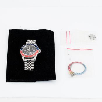 Rolex, GMT-Master, "Pointed Crown Guards, Chapter Ring, Exclamation Point, Gilt Dial".