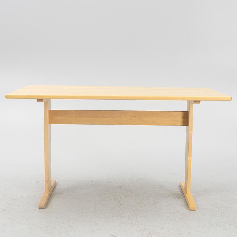 Yngve Ekström, a birch dining table, "Björka", Stolab, Sweden, 2007.