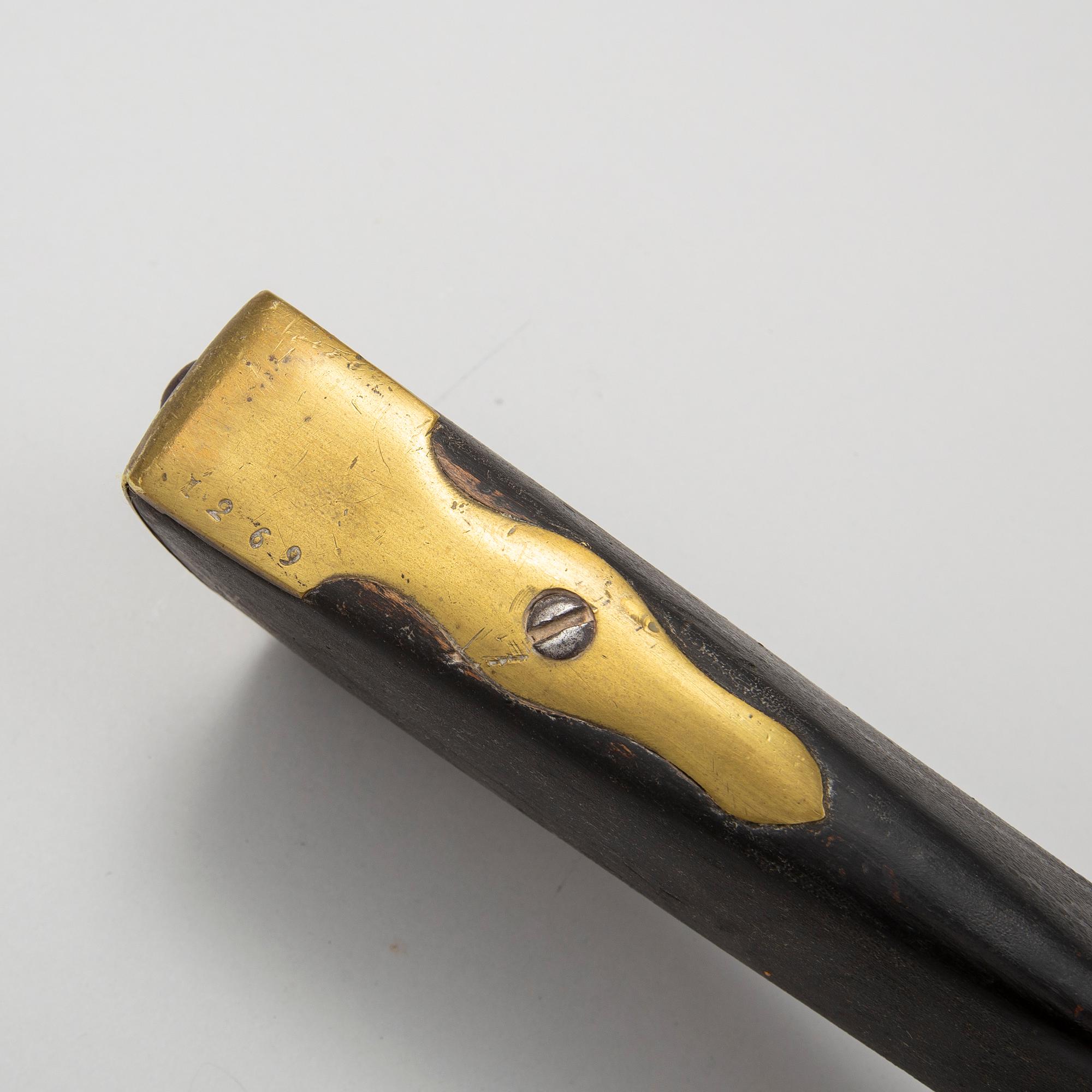 SLAGLÅSGEVÄR norskt, reparationmodell 1774-1857.