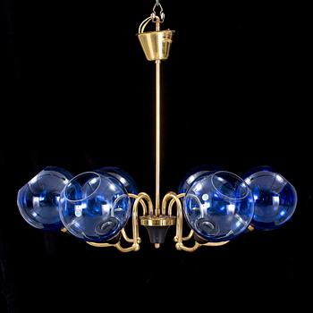 TAKLAMPA, 1950/60-tal. Höjd 60 cm.