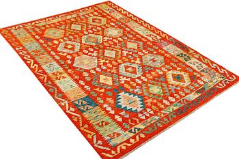 A Kilim carpet, c. 248 x 179 cm.