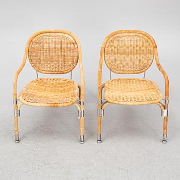 Mats Theselius, a pair of "Nätön" armchairs, IKEA ca. 2001.