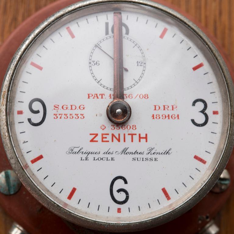 ZENITH, Fabriques des Montres Zenith, Le Locle Suisse, 2 st. TELUR, ca 50 mm,