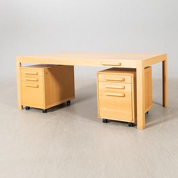Rud Thyfgesen & Johnny Sorensen, desk, along with 2 chests of drawers, "Kongserien", Denmark.