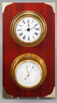 BAROMETER och VÄGGUR, Quartz, sent 1900-tal.