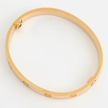 A Cartier "Love" bracelet.