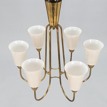 A mid-20th century 'ER 68/6' chandelier for Itsu.