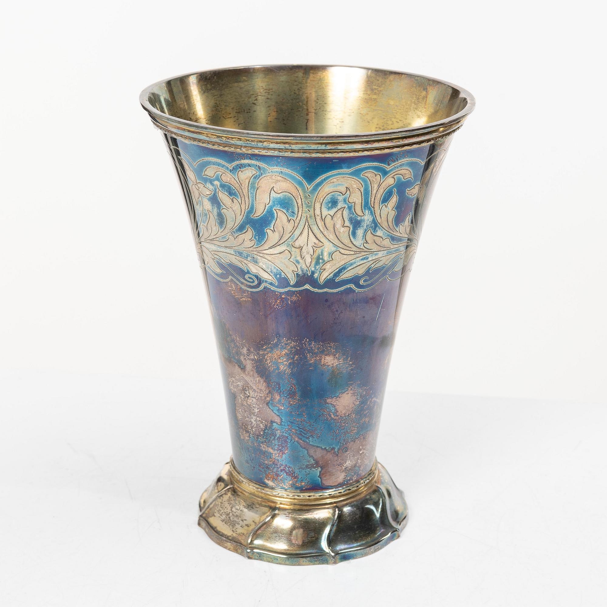 A silver cup, GAB, Stockholm 1947.