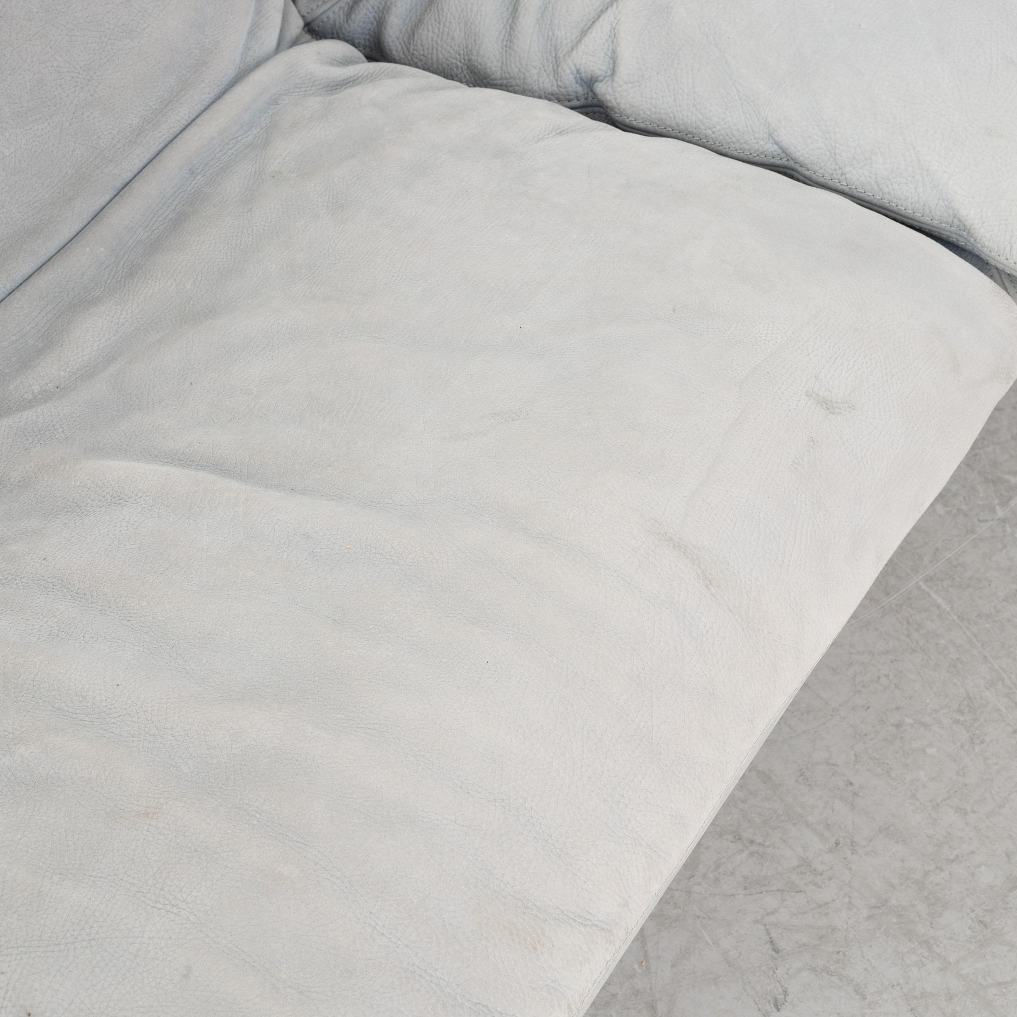 Giovanni Offredi, a 'Wave' suede sofa, Saporiti, Italy.