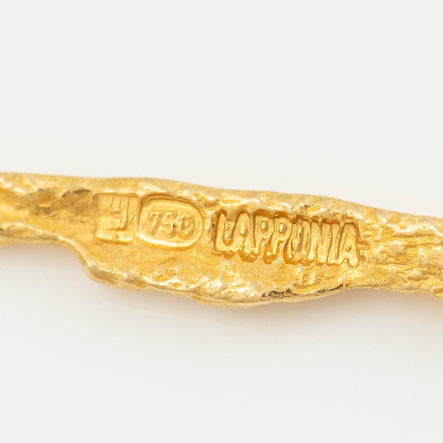 Björn Weckström, Necklace, 18K gold, for Lapponia. Finland.