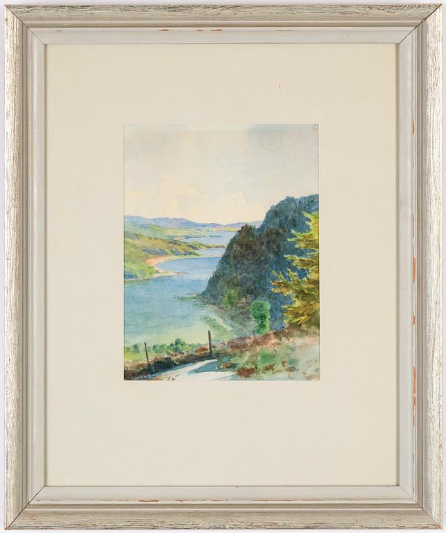 Regina Kylberg-Bobeck, watercolour, signed.