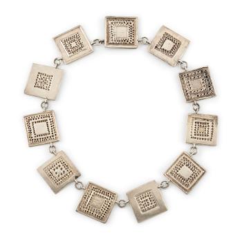 493. Lars Arby, collier, sterlingsilver, Göteborg 1967.