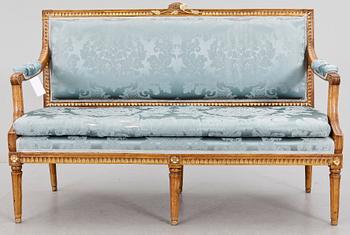 SOFFA, gustaviansk, möjligen Lindome, 1700-talets slut.