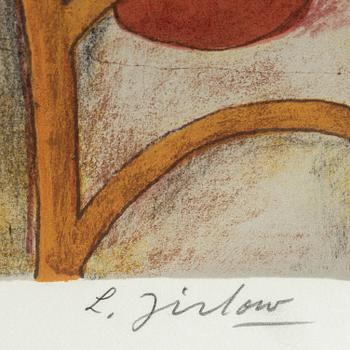 LENNART JIRLOW, färglitografi, signerad  L. Jirlow och numrerad 122/385.