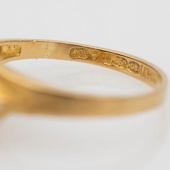 Björn Weckström, ring, "Galatea", 18K gold with zoisite, Lapponia, Finland.