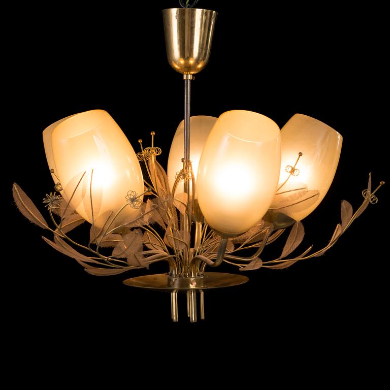 A mid-20th century 9029/5' chandelier  for Taito Oy, Finland.