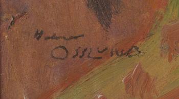Helmer Osslund, Sleeping Cat.