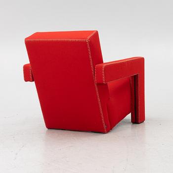 Gerrit Rietveld, fåtölj, "Utrecht", Cassina, 2000-tal.
