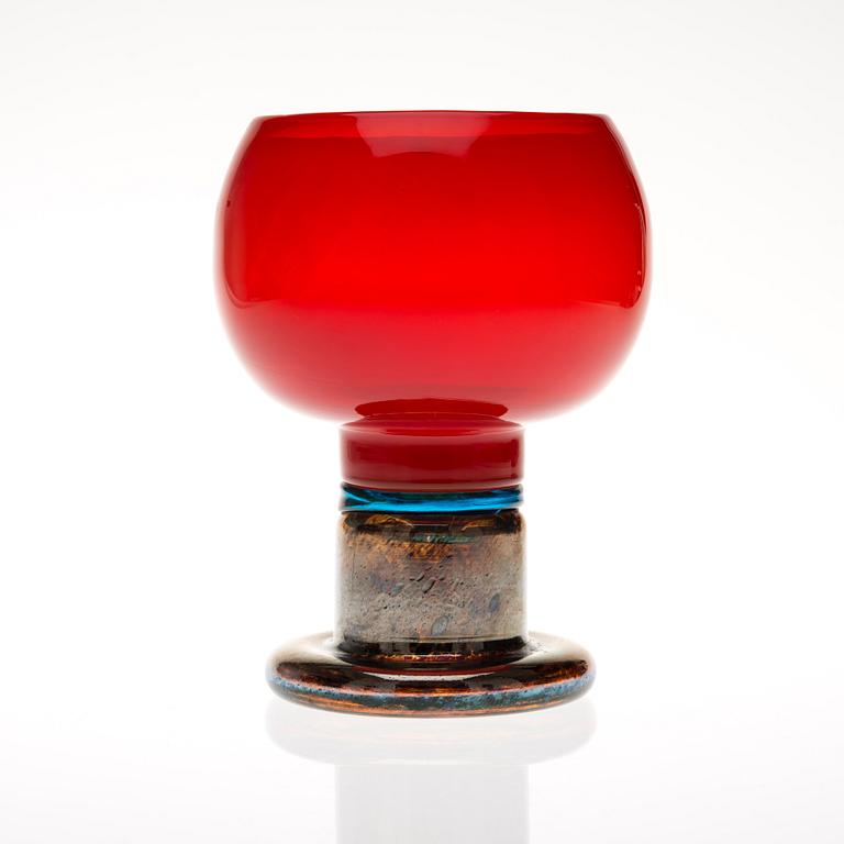 POKAL, glas, signerad Kaj Franck Nuutajärvi Notsjö.