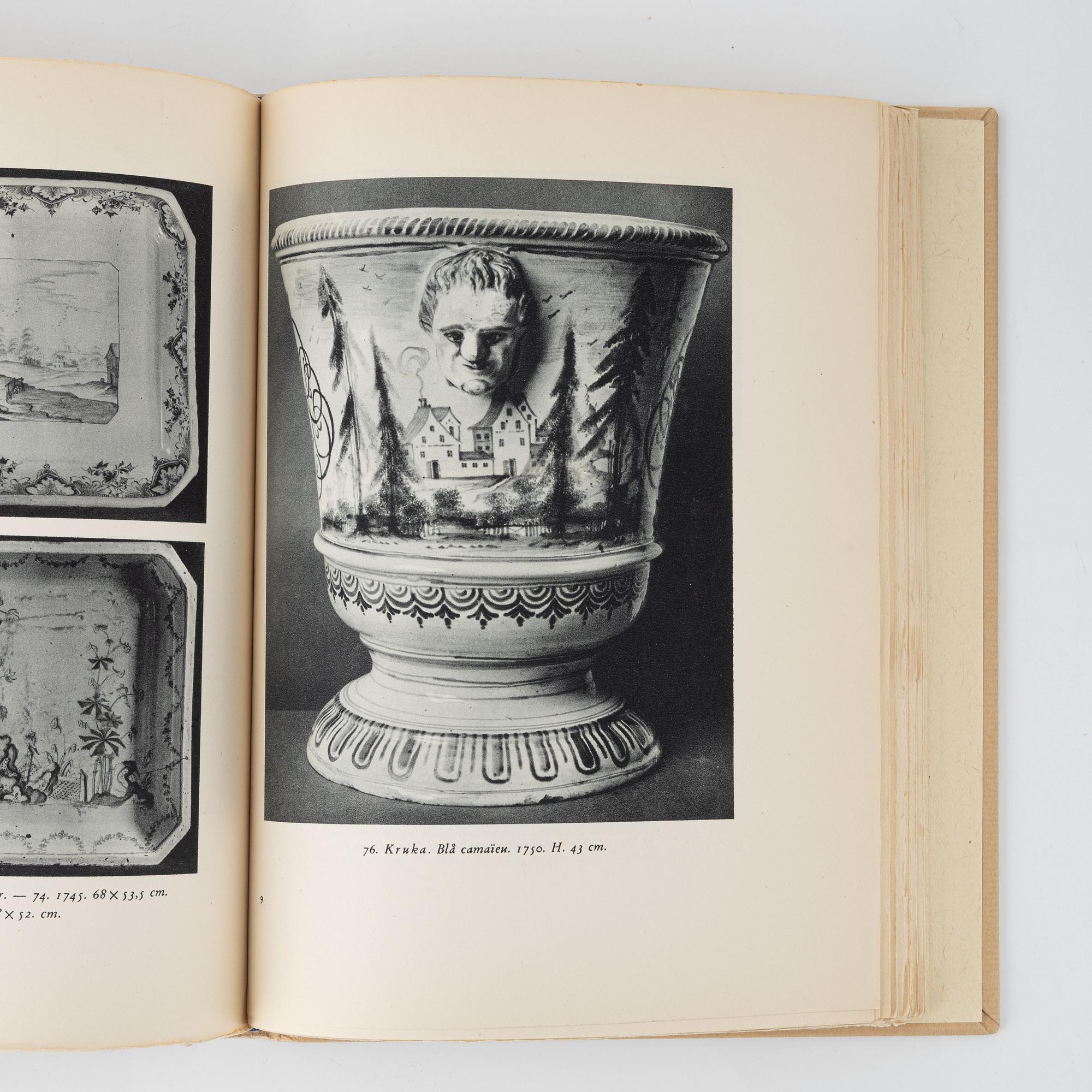 Böcker om svensk keramik. 19 st..