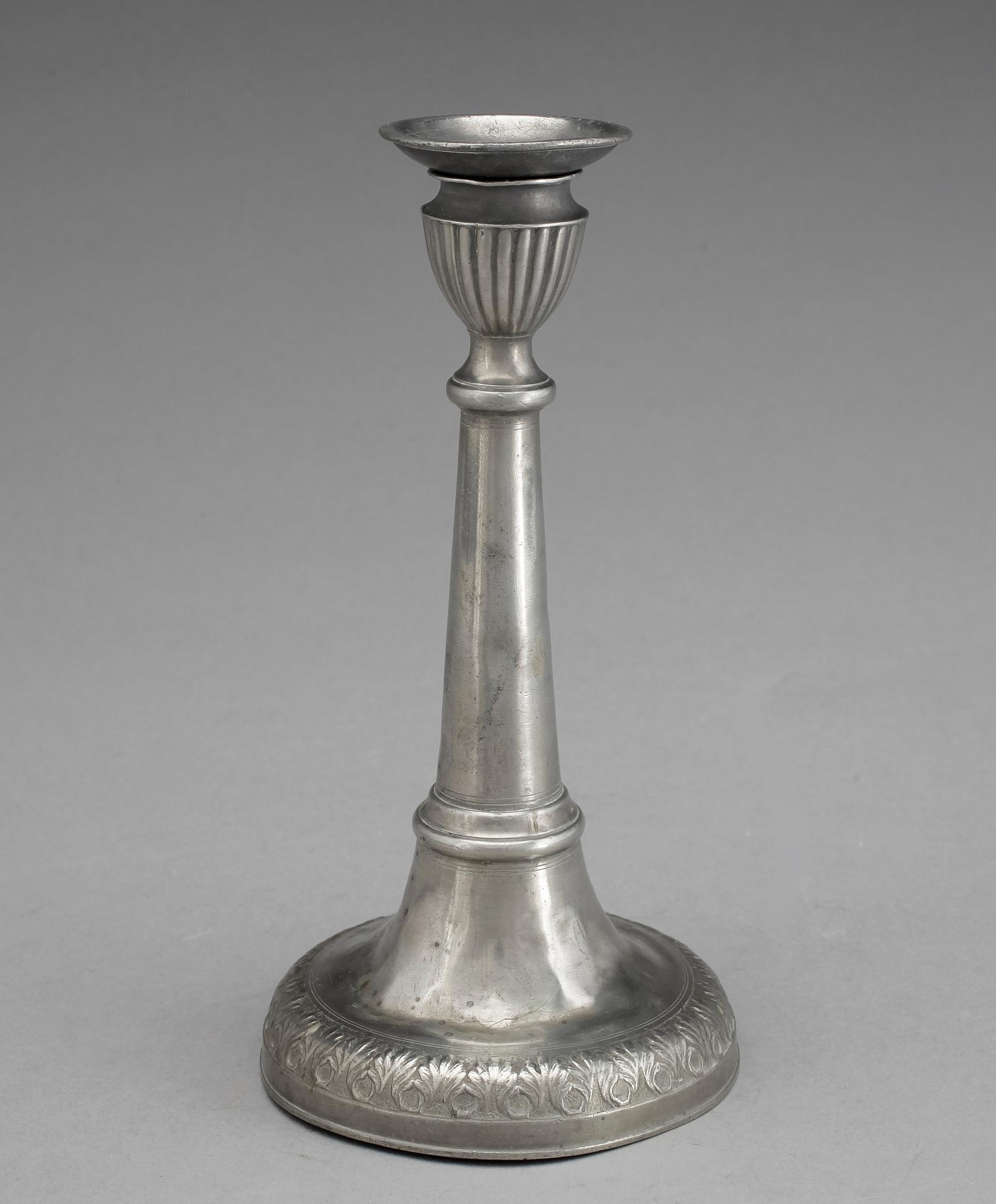 LJUSSTAKE, tenn, Sven Berglund, Malmö. 1811.