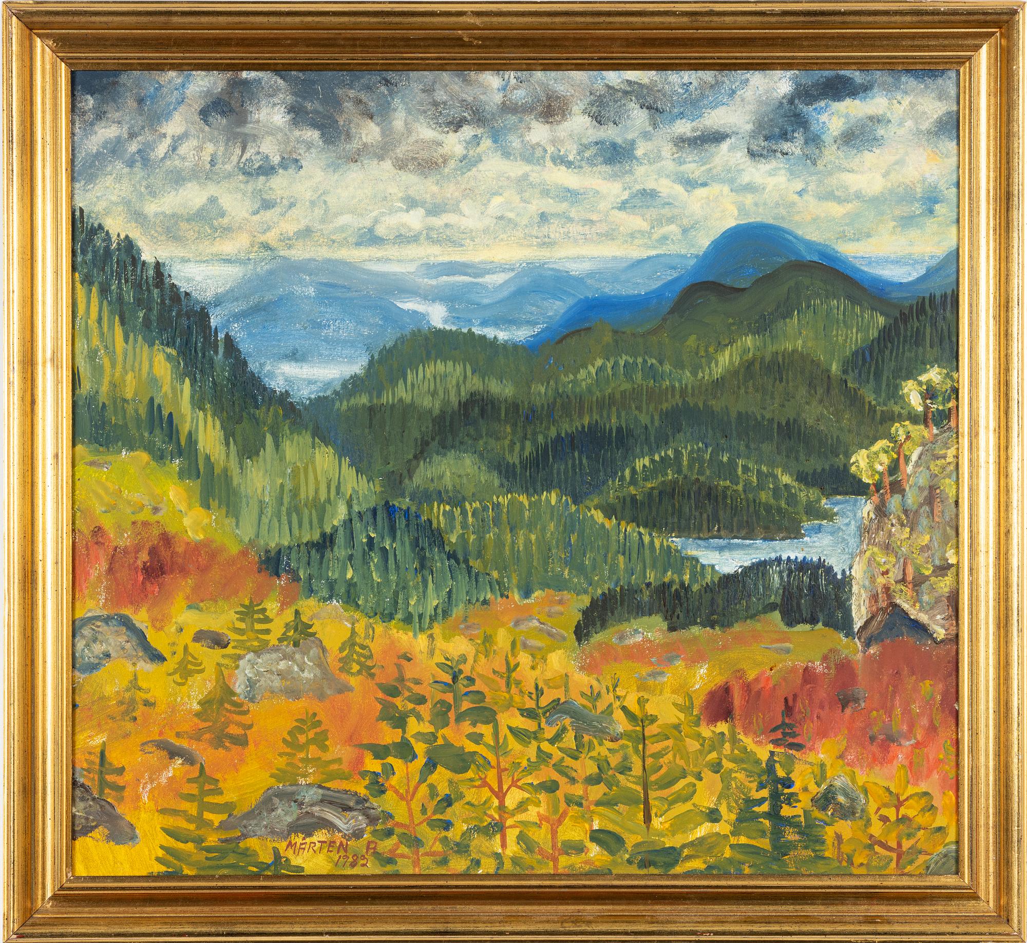 Mårten Andersson, "Utsikt mot havet från Nianforsbergen".