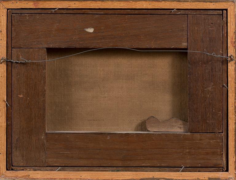 UNKNOWN ARTIST 19TH CENTURY, Unsigned. Oil on canvas 20 x 29 cm.
