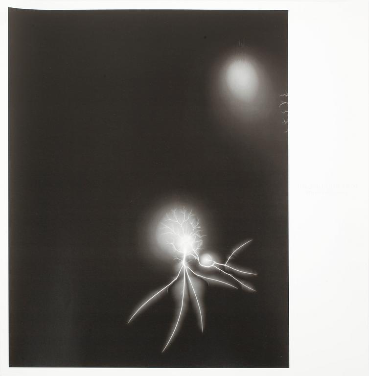 HIROSHI SUGIMOTO, offsetlitografi, "Lightning Fields 057" 2007-08, limiterad upplaga om 200.