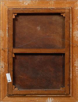 OKÄND KONSTNÄR, olja på duk, omkring sekelskiftet 1900.