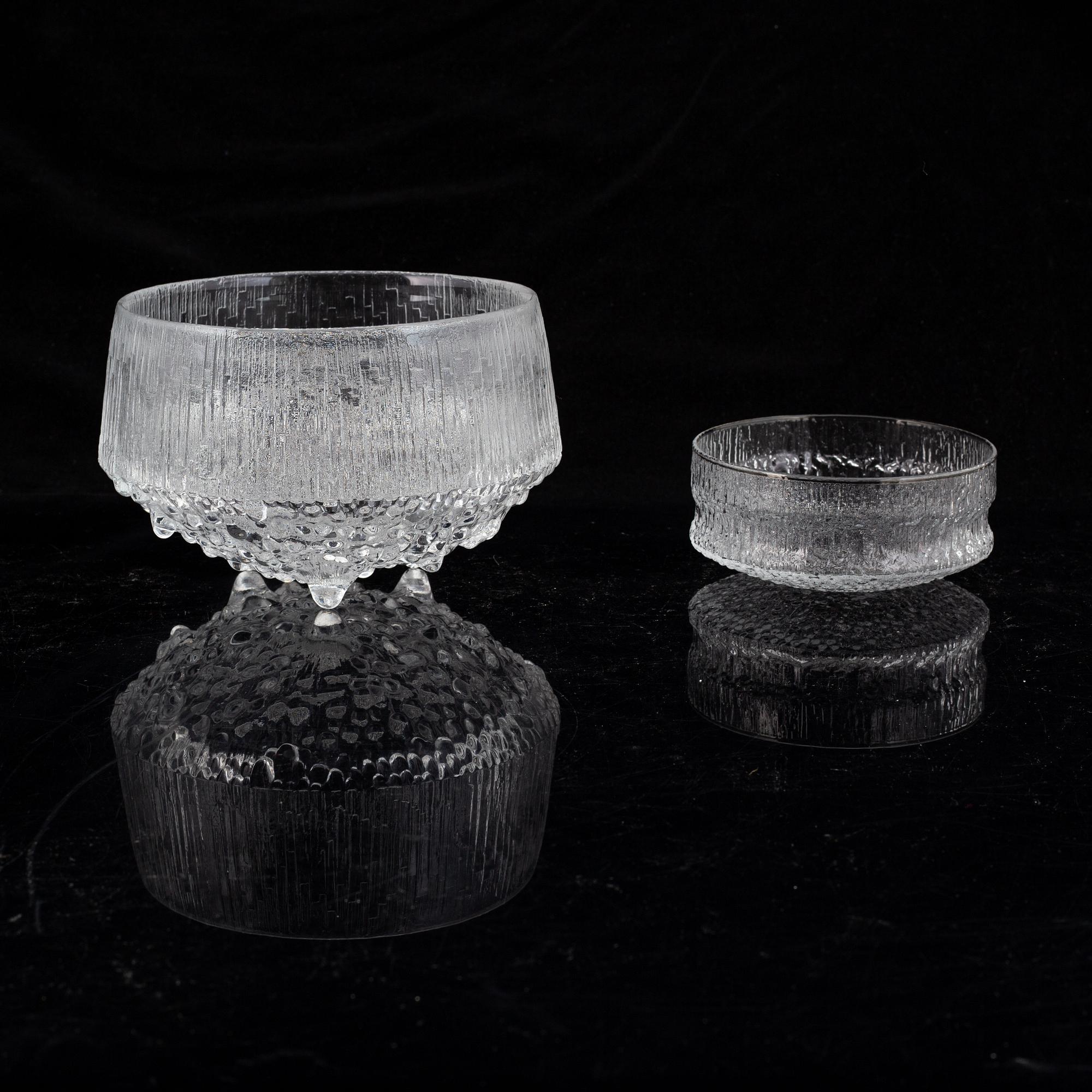 Tapio Wirkkala, glass ware, 42 pieces.