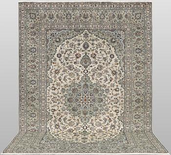 A Keshan carpet, 310 x 206 cm.