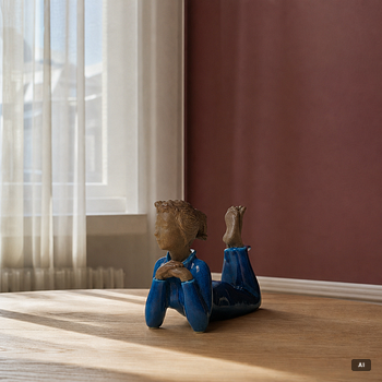 Johannes Hedegaard, a stoneware figurine, Royal Copenhagen, Denmark.