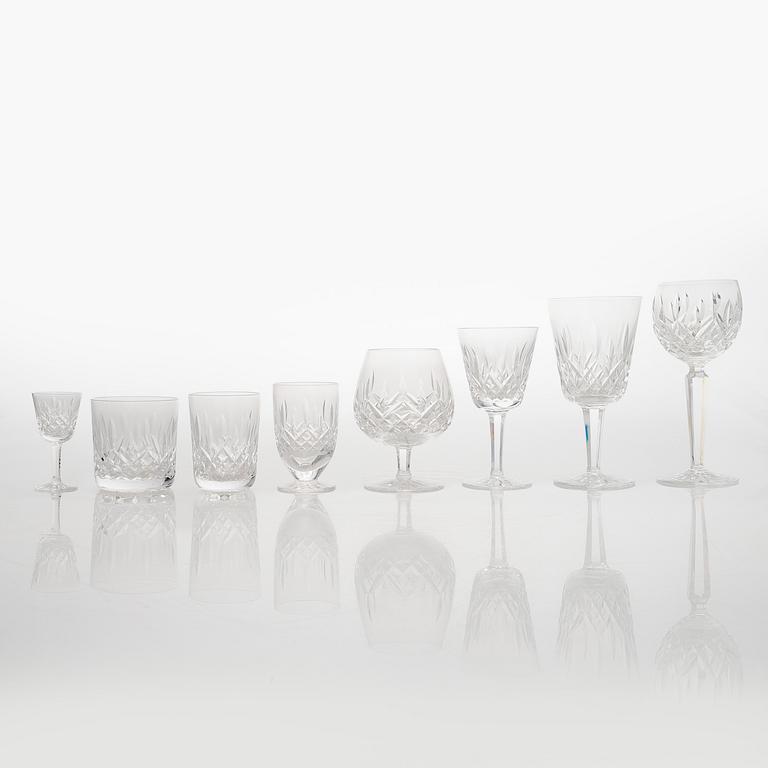 Glass set, crystal, Waterford 1960s/1970s.